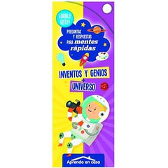 JUEGO MENTES RÁPIDAS: INVENTOS Y GENIOS + UNIVERSO ¡DOBLE RETO!