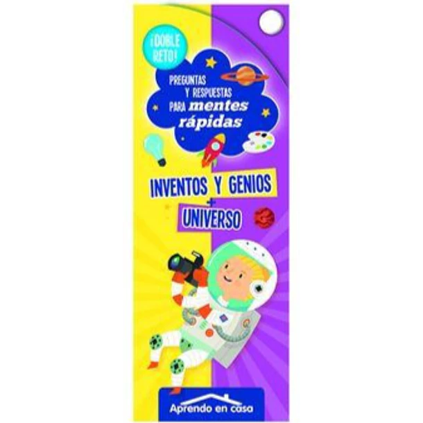 JUEGO MENTES RÁPIDAS: INVENTOS Y GENIOS + UNIVERSO ¡DOBLE RETO! 