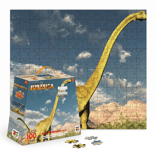 PUZZLE BRACHIOSAURUS COLECCIÓN JURÁSICA (100 PZAS) 