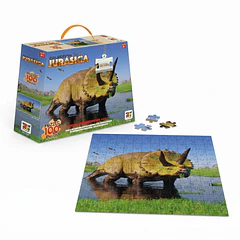 PUZZLE TRICERATOPS COLECCIÓN JURÁSICA (100 PZAS)