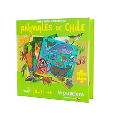 ANIMALES DE CHILE (PUZZLE MAGNÉTICO) 3 EN 1 