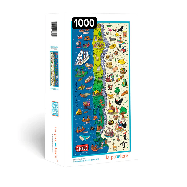 PUZZLE CHILE ILUSTRADO (1.000 PZAS) 1