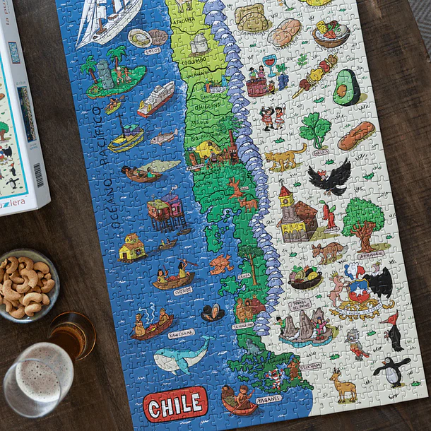 PUZZLE CHILE ILUSTRADO (1.000 PZAS) 2