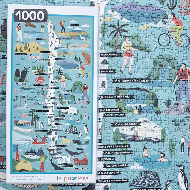 PUZZLE PARQUES NACIONALES DE CHILE (1.000 PZAS) 2