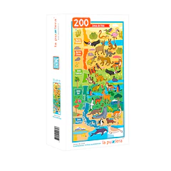 PUZZLE ZONAS DE CHILE (200 PZAS)