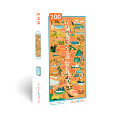 PUZZLE REGIONES Y CIUDADES DE CHILE (200 PZAS)