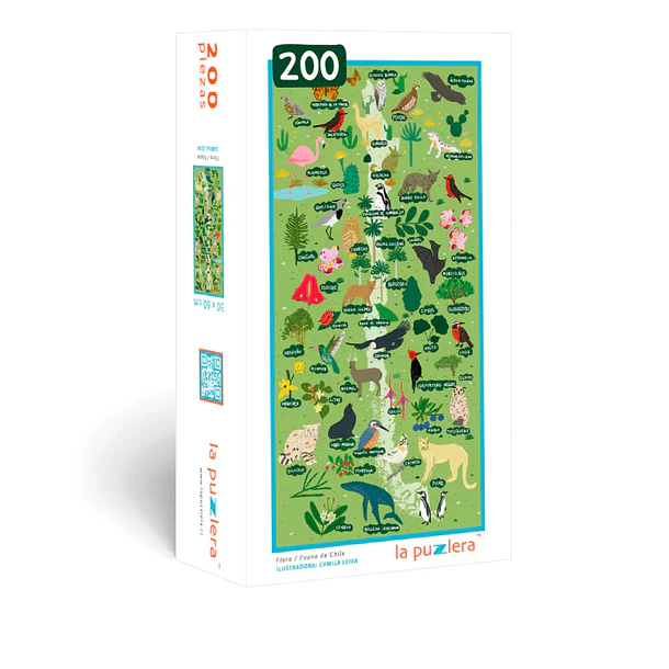 PUZZLE FLORA Y FAUNA DE CHILE (200 PZAS) 1