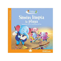 SIMÓN LIMPIA LA PLAYA