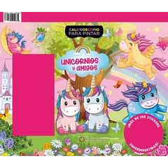 UNICORNIOS Y AMIGOS. CALEIDOSCOPIO PARA PINTAR