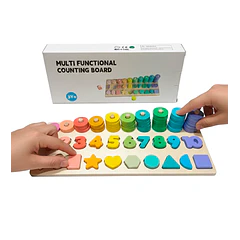 TABLERO DE CONTEO MULTIFUNCIONAL MONTESSORI