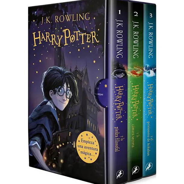 ESTUCHE HARRY POTTER (PRIMEROS 3 VOLUMENES) 