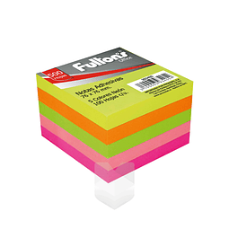 Nota Adhesivas 654 76x76 mm 100 Unidades 5 Colores Neon