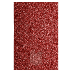 Goma Eva Glitter 40 x 60 cm Rojo