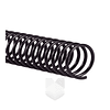 Espiral Plastico 26 mm Negro 25 Unidades