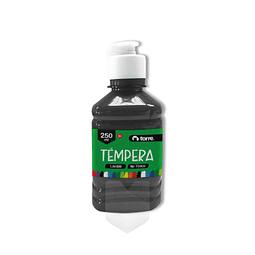 Tempera 250 ml Negro