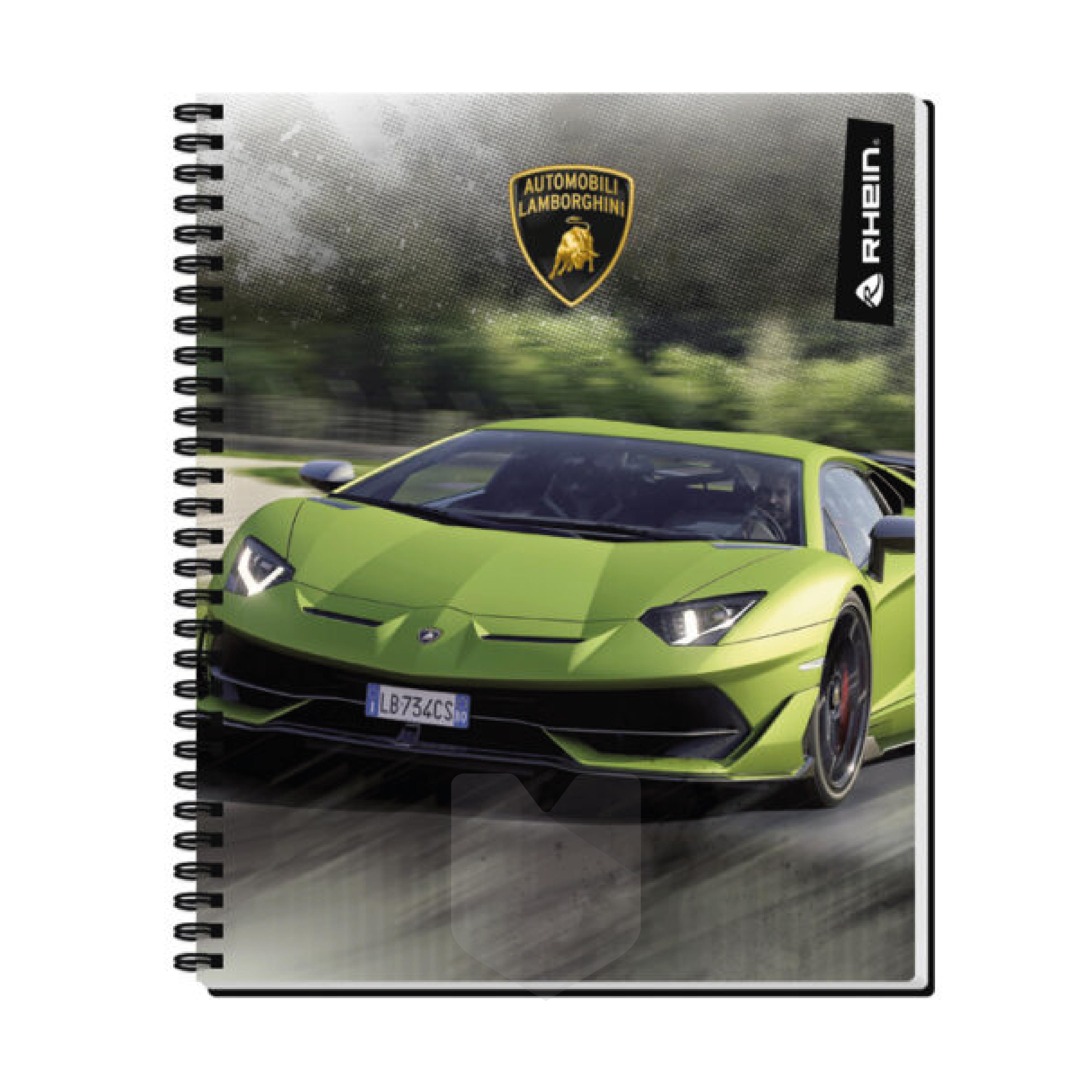 Cuaderno Universitario Lamborghini 100 Hojas