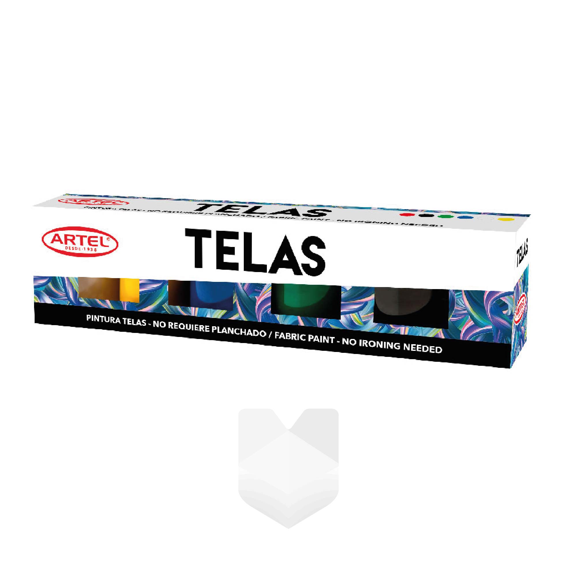 Estuche Pintura Telas 6 Colores 15 ml