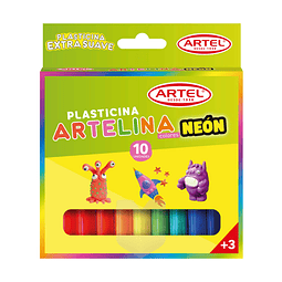 Plasticina Neon 10 Colores