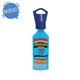 Dimensional 3D Brillante Turquesa 35 ml
