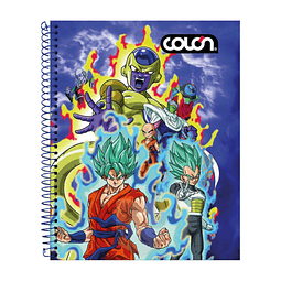 Cuaderno Top Dragon Ball 7 mm 120 Hojas
