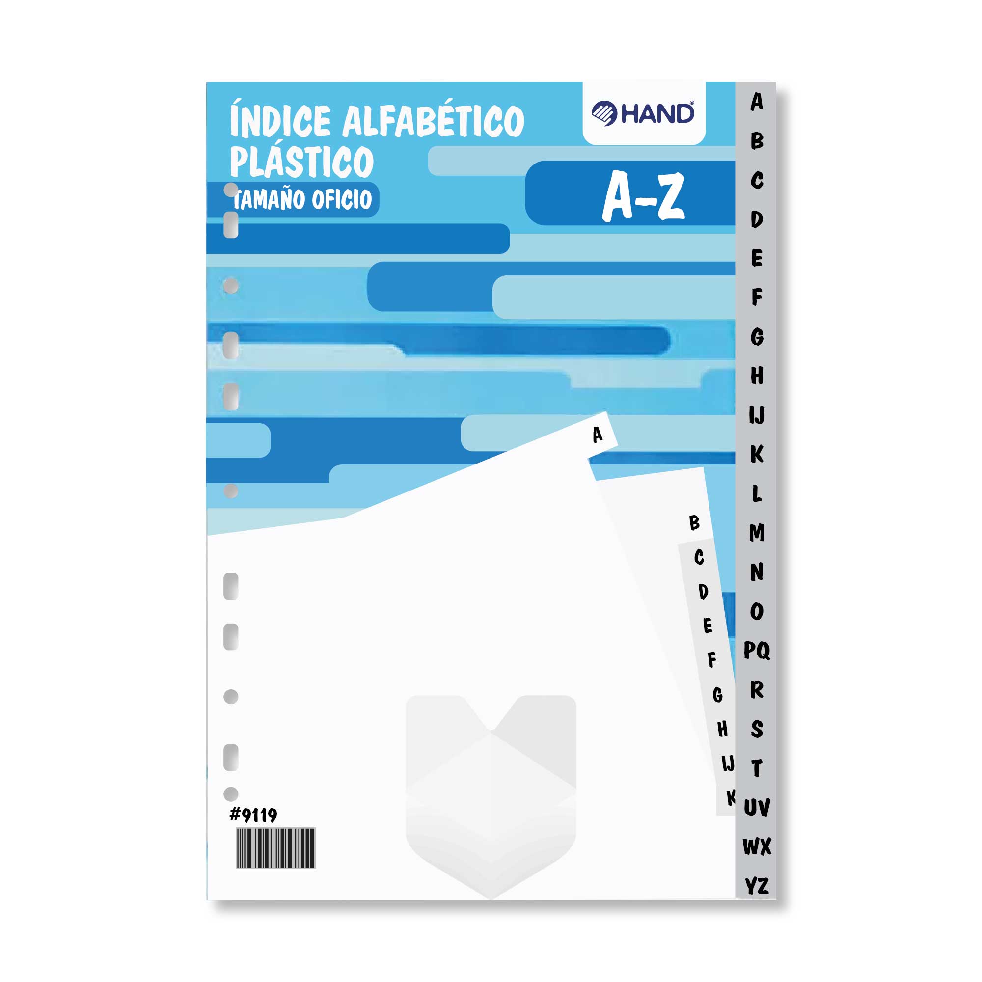 Separador Alfabético AZ Vinil
