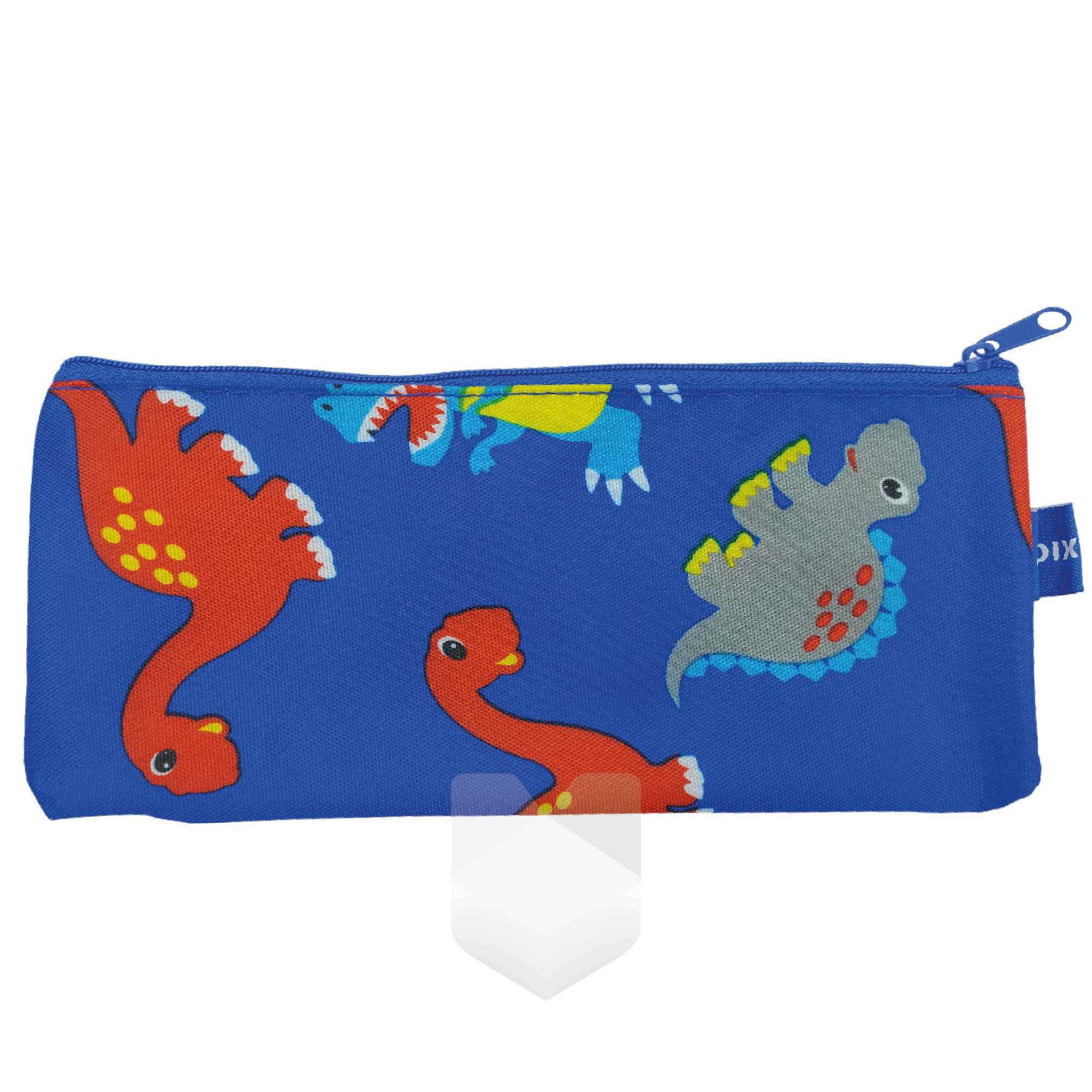 Estuche Escolar Simple Azul Dinosaurios