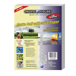 Papel Matte Adhesivo A4 120 g 50 Hojas