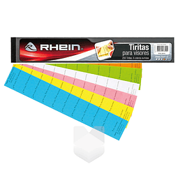 Tiritas para Visores 6 Colores 250 Unidades