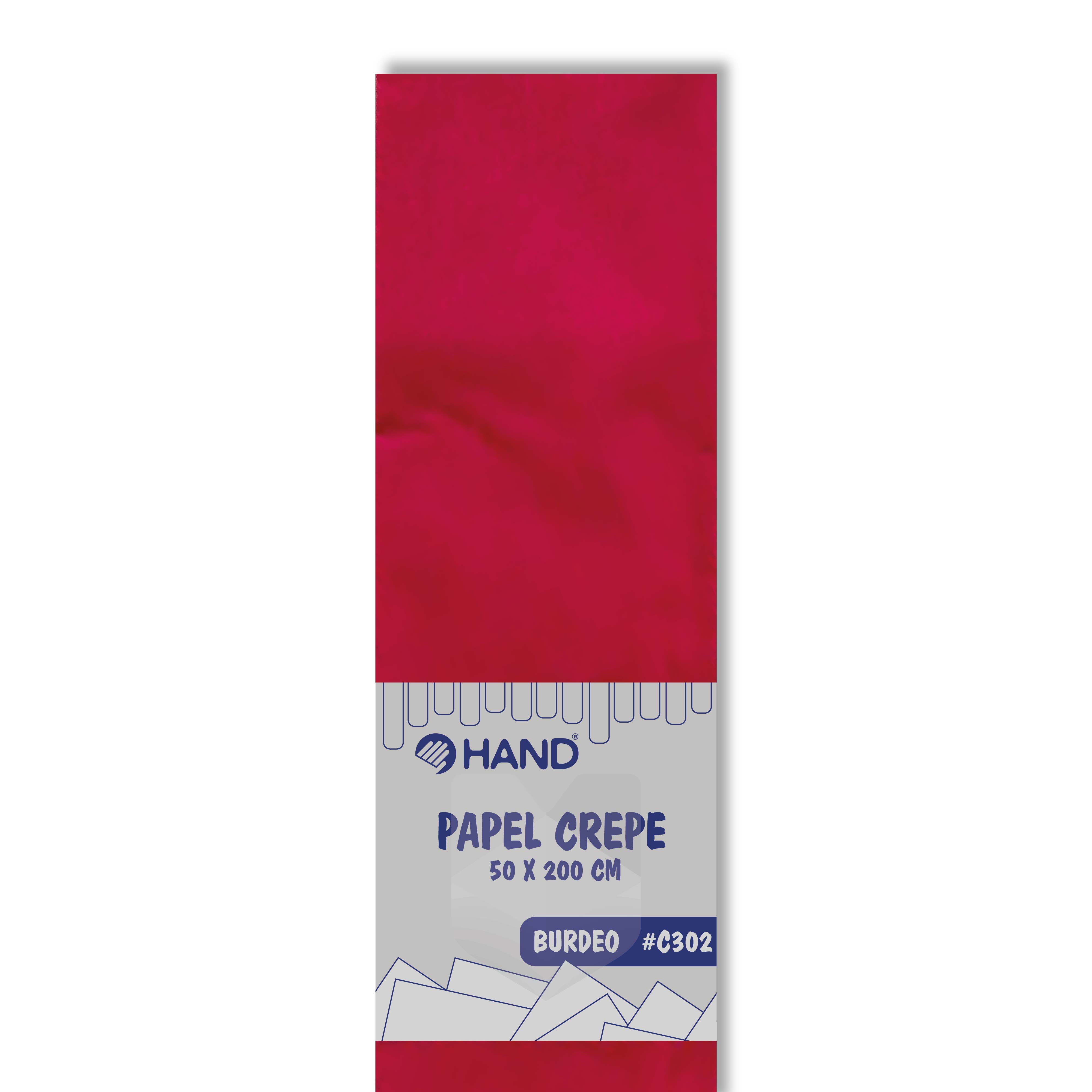 Papel Crepe 50x200 cm Burdeo