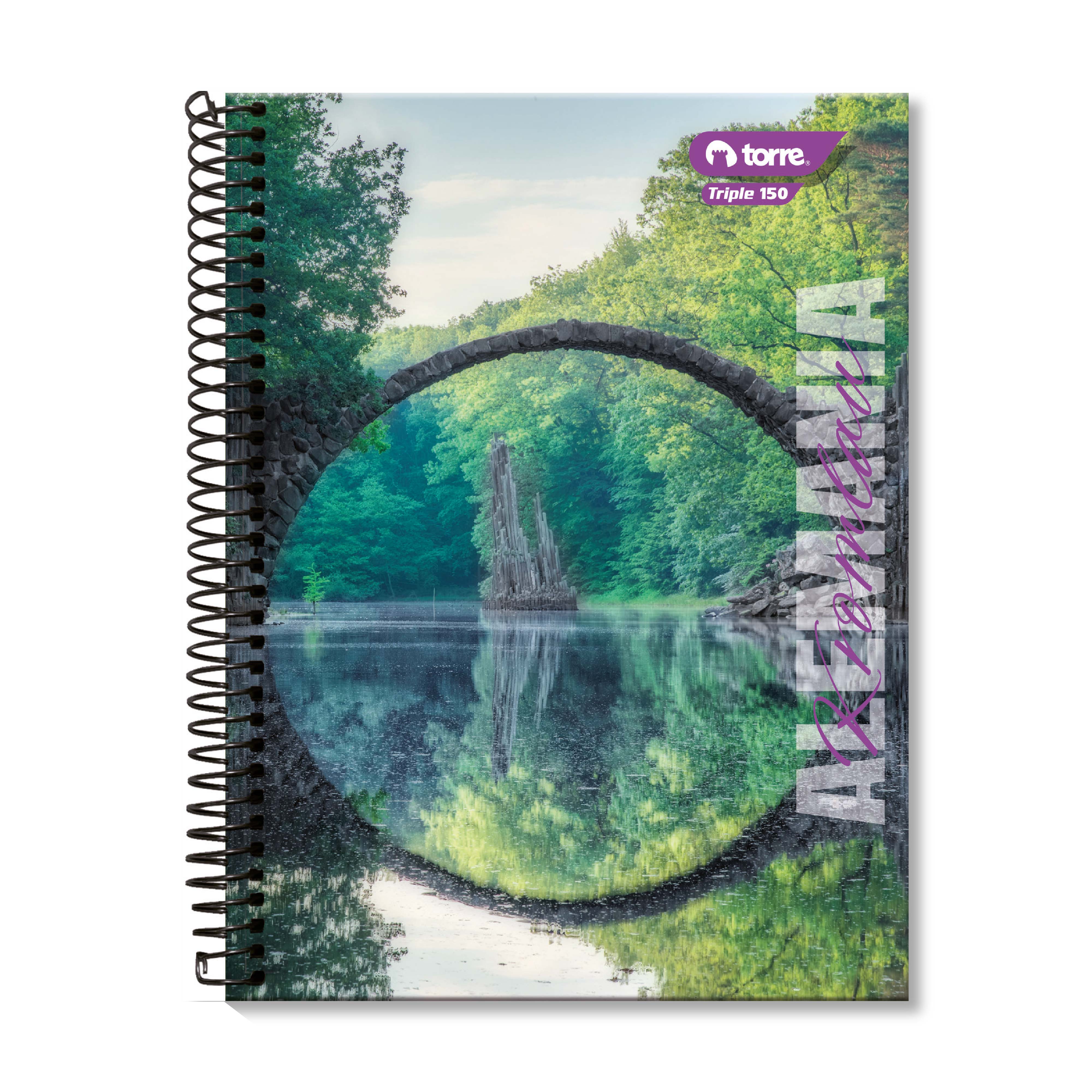 Cuaderno Triple Paisajes 150 Hojas