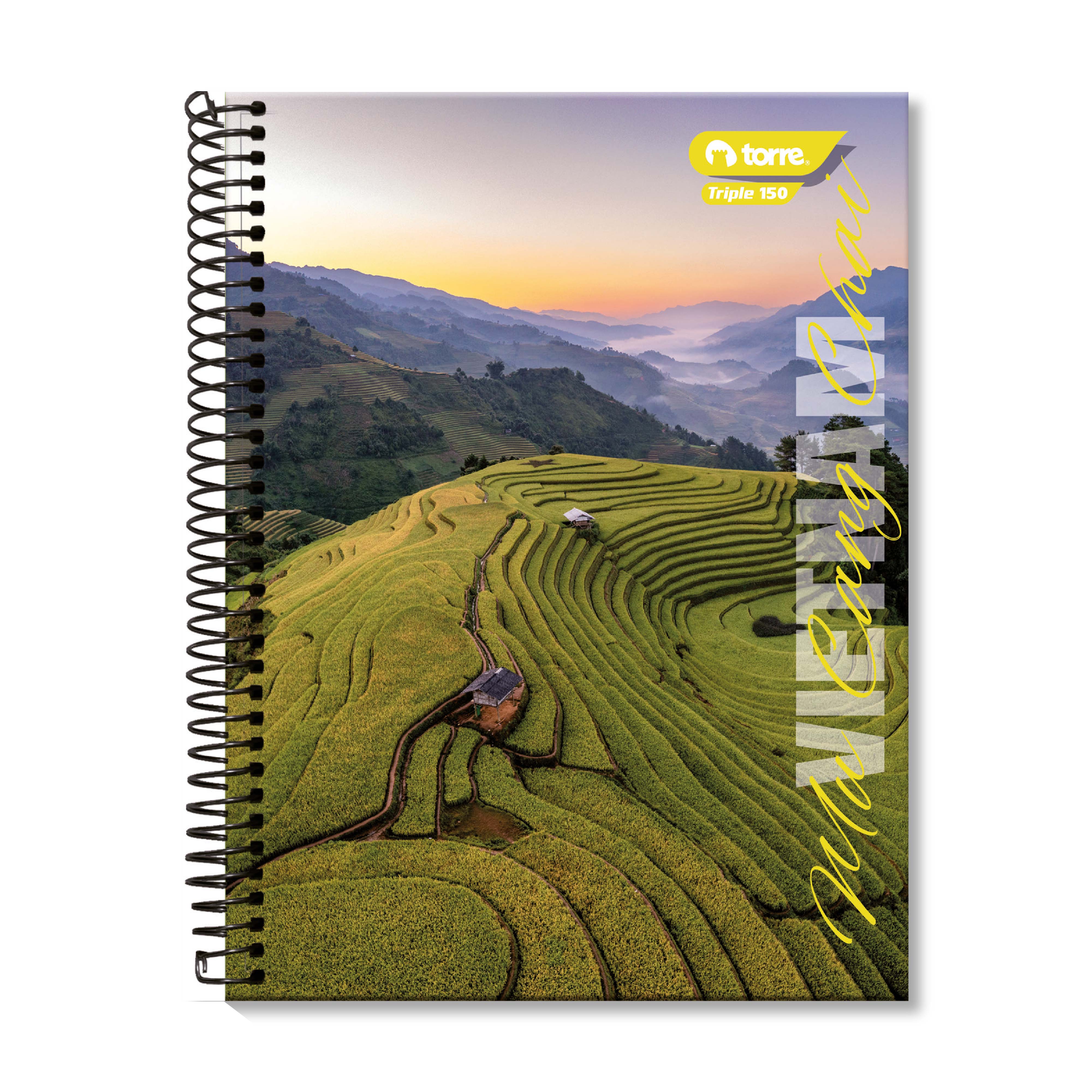 Cuaderno Triple Paisajes 150 Hojas