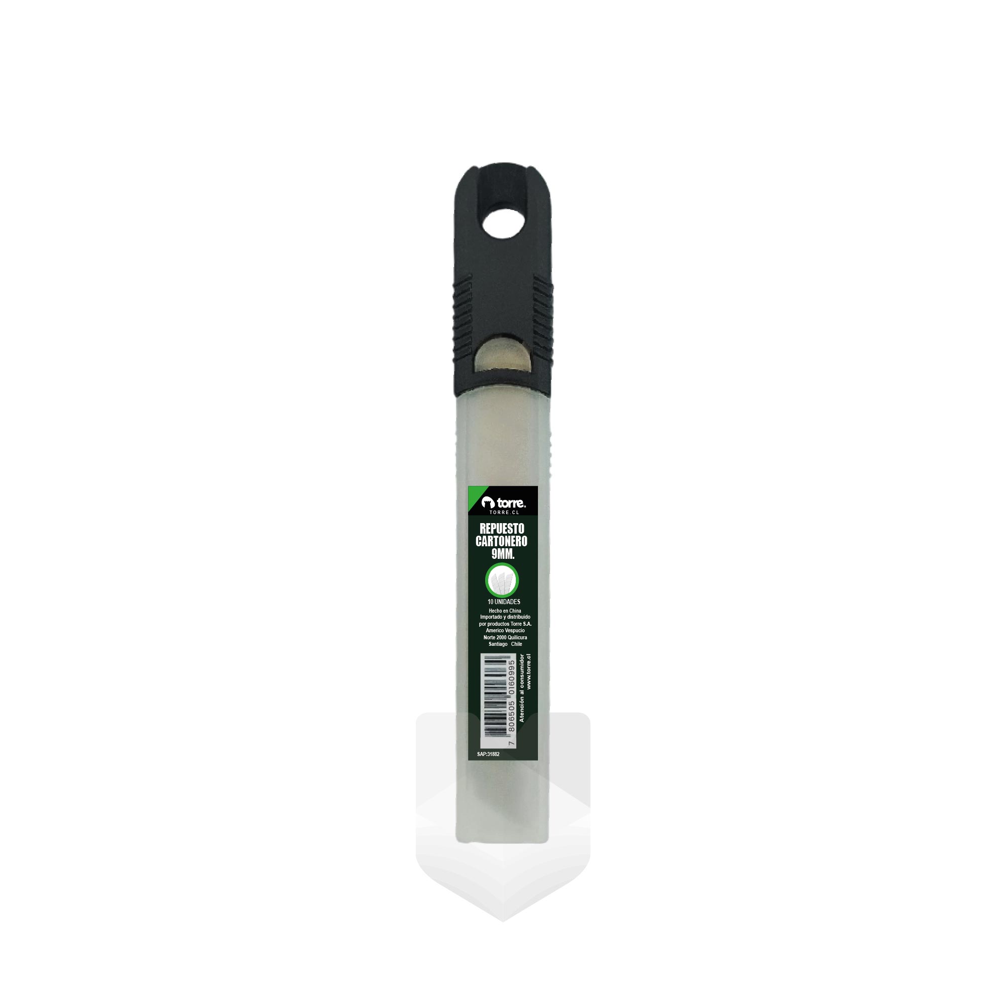 Repuesto Cuchillo Cartonero 9 mm 10 Unidades