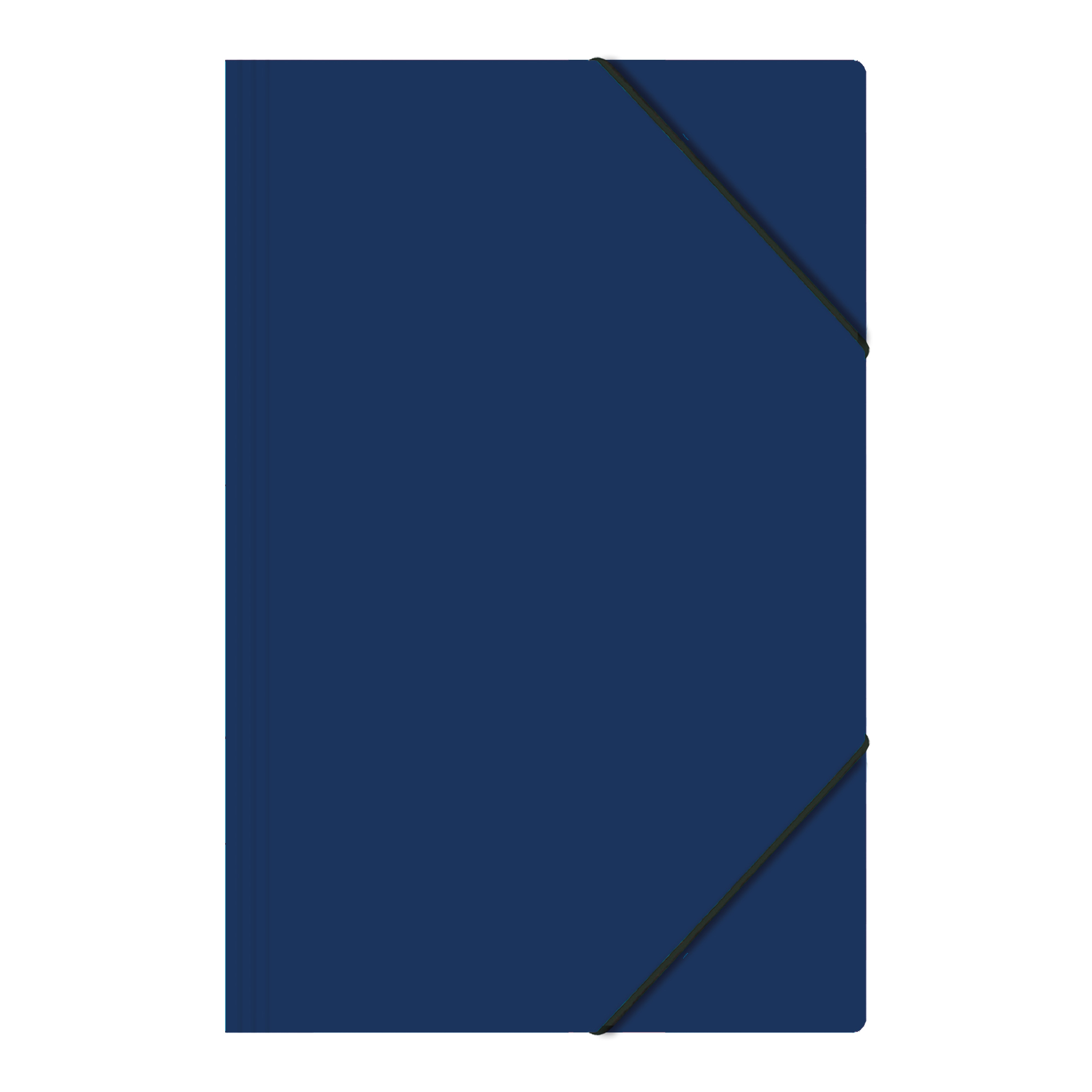 Carpeta con Elástico Azul Oscuro