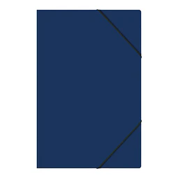 Carpeta con Elástico Azul Oscuro