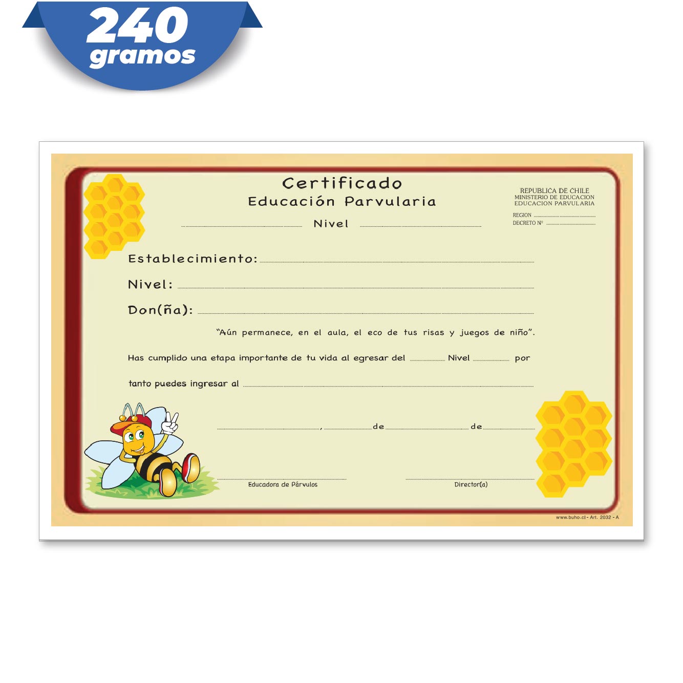 Licencia de Educación Parvularia Abejita Unidad