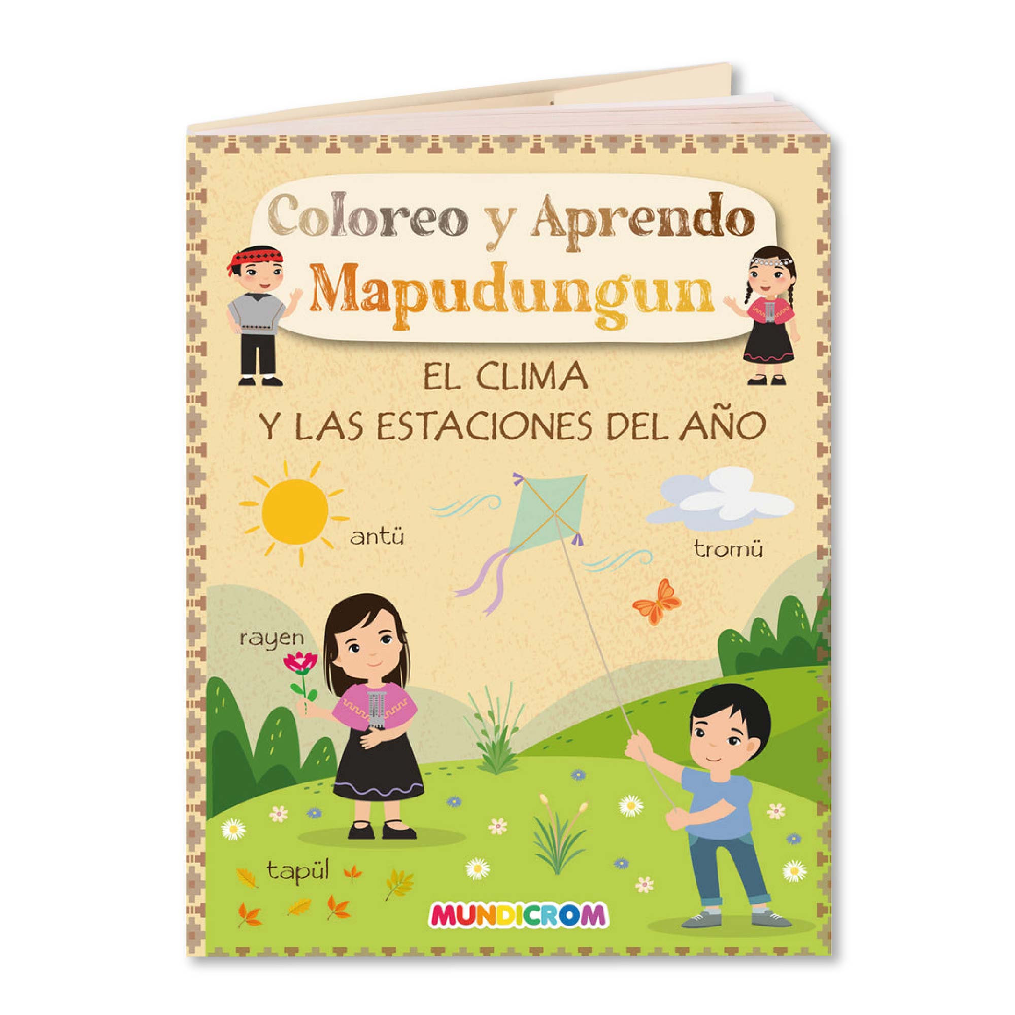 Colorea y Aprende Mapudungun: El Clima y las Estaciones del Año