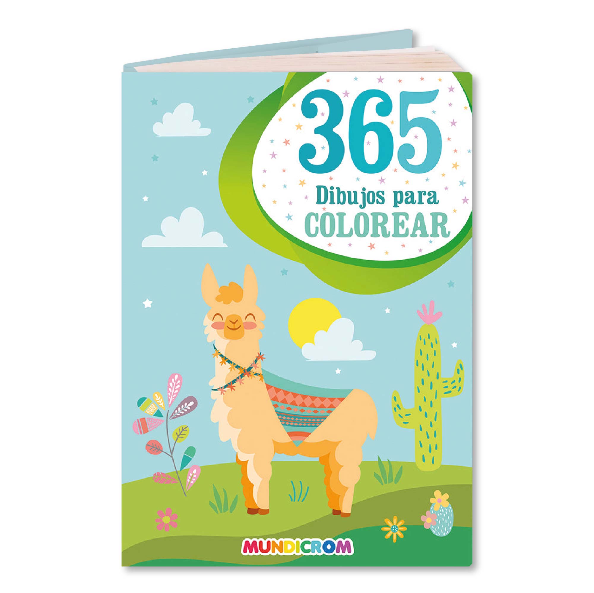 Pack Libro 365 para Colorear + Lapices de Colores