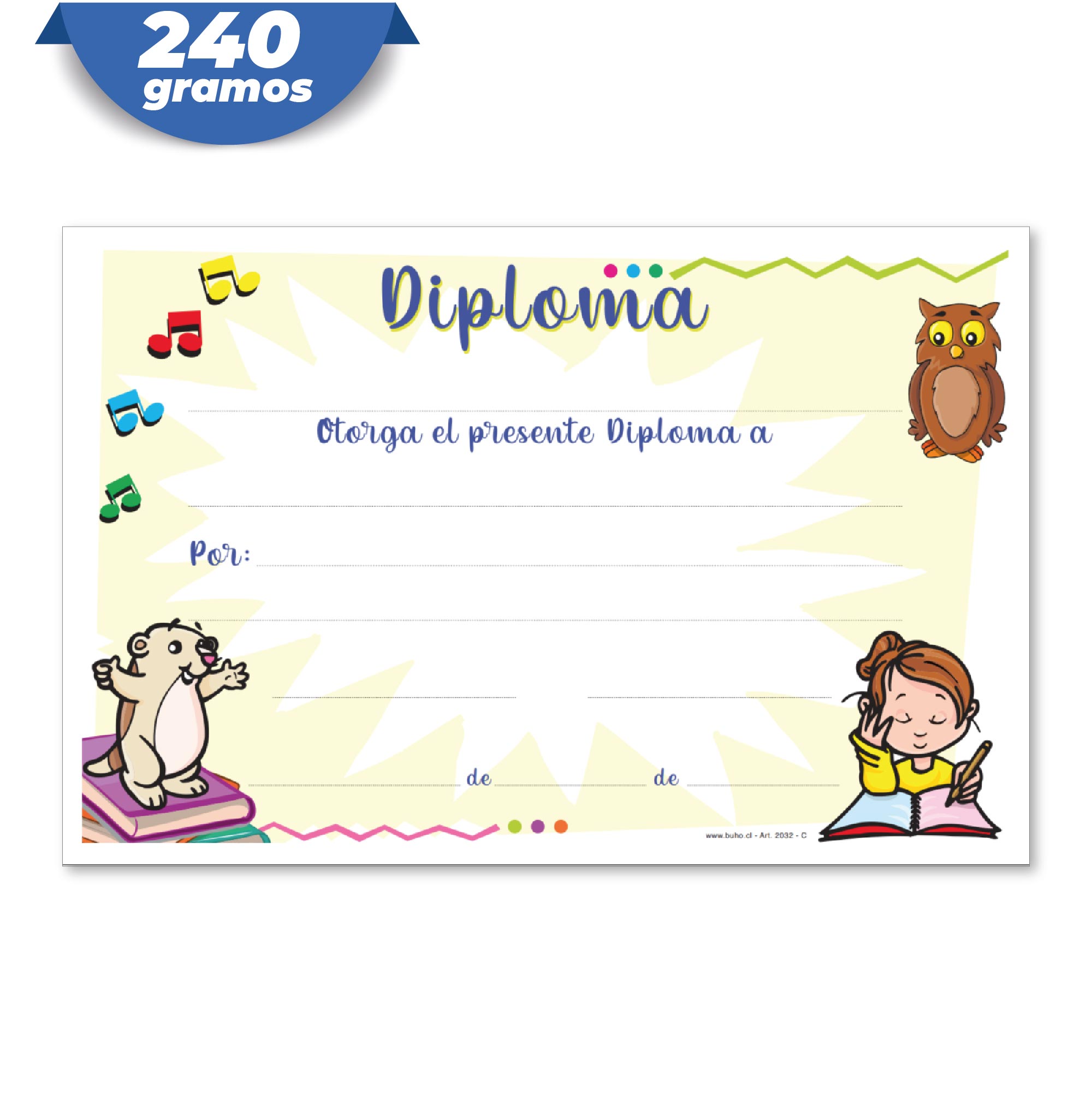 Diploma para Párvulos