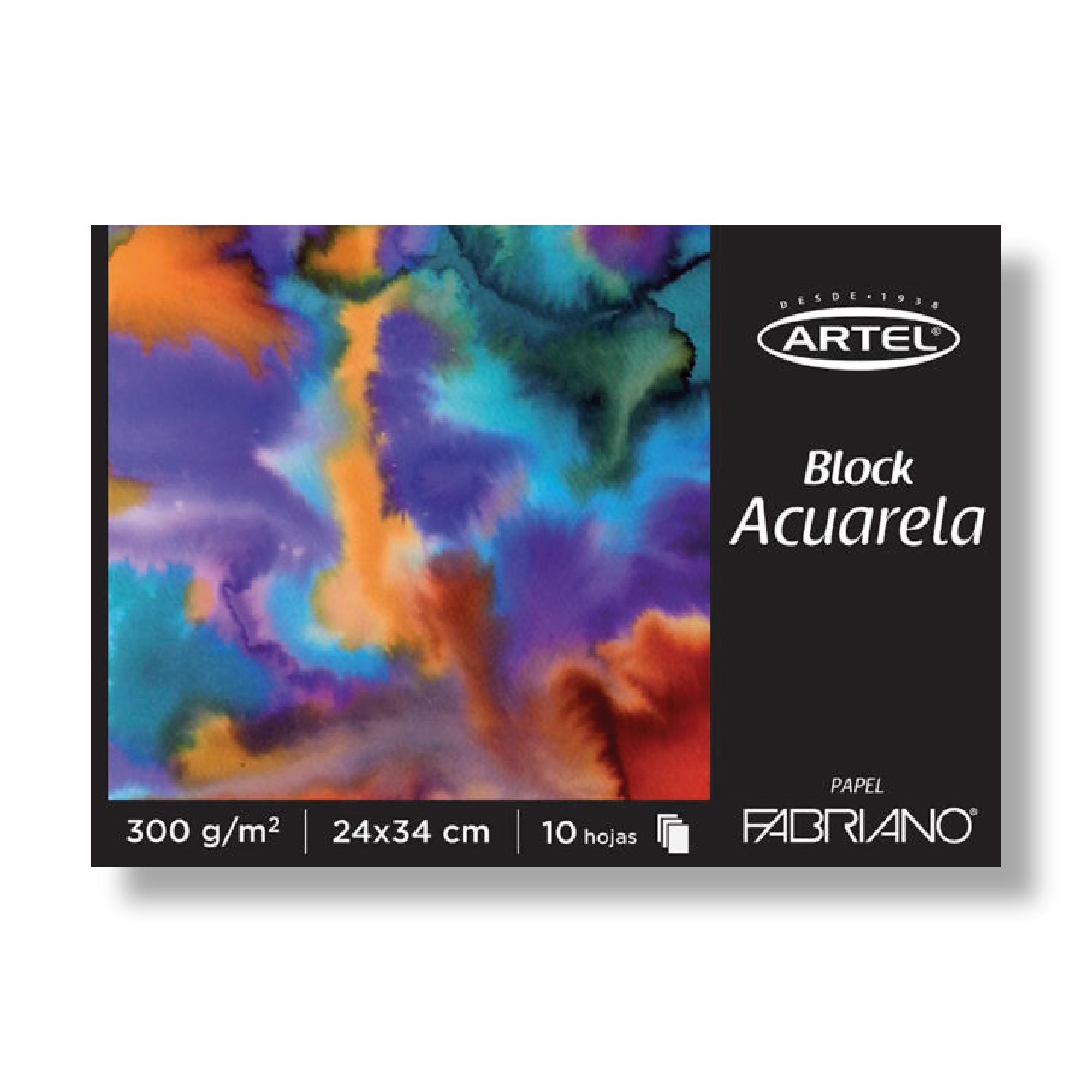 Block Fabriano Acuarela 10 Hojas