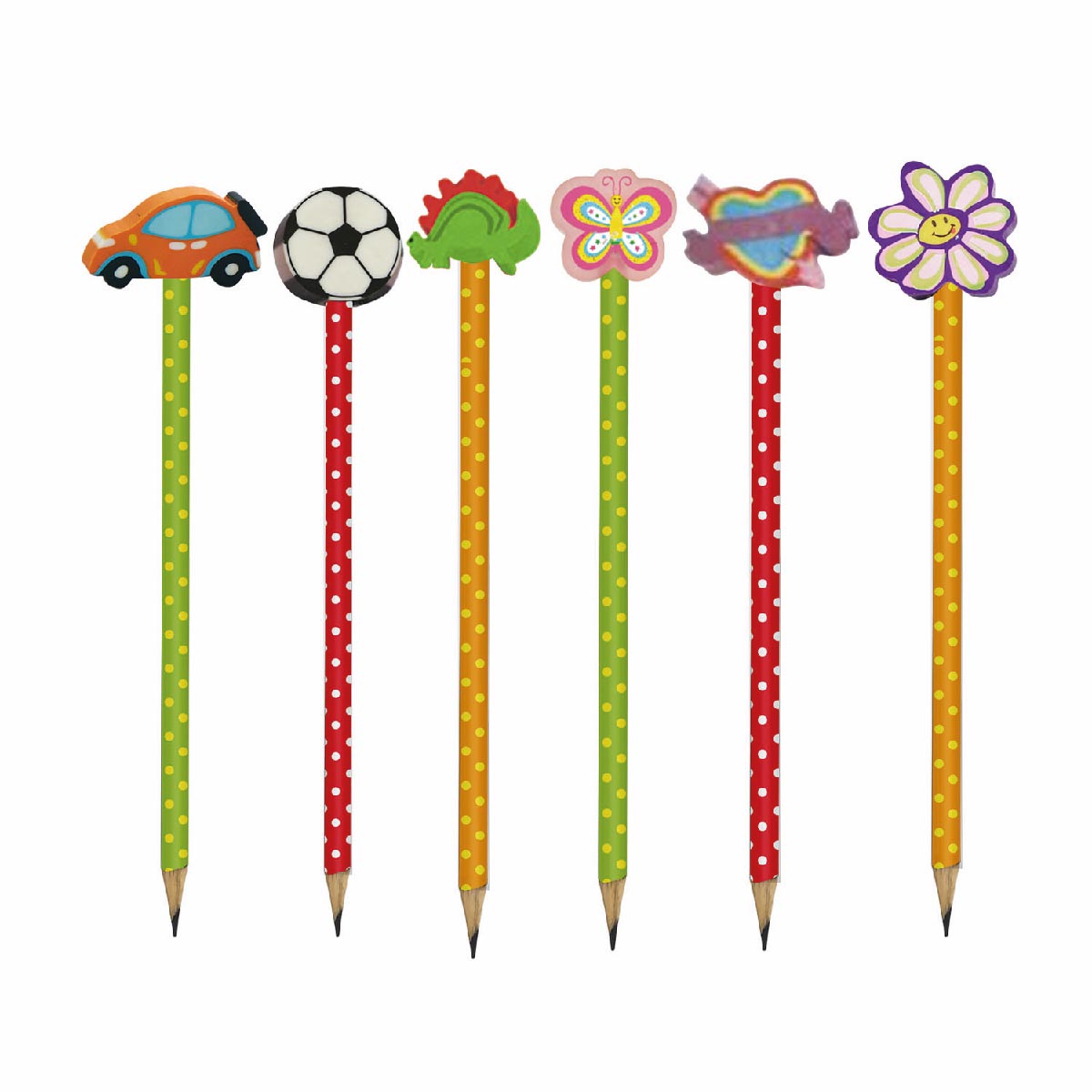 Lapiz Grafito con Goma Diseños