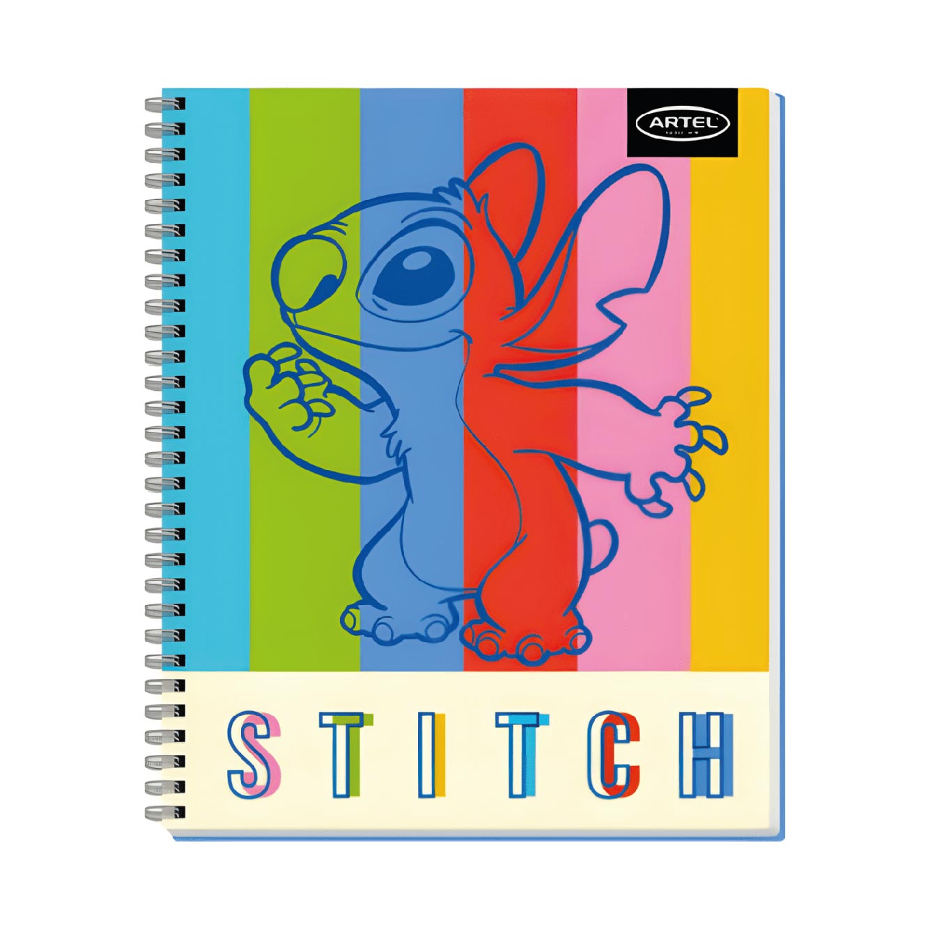Cuaderno Universitario Stitch 7 mm 100 Hojas