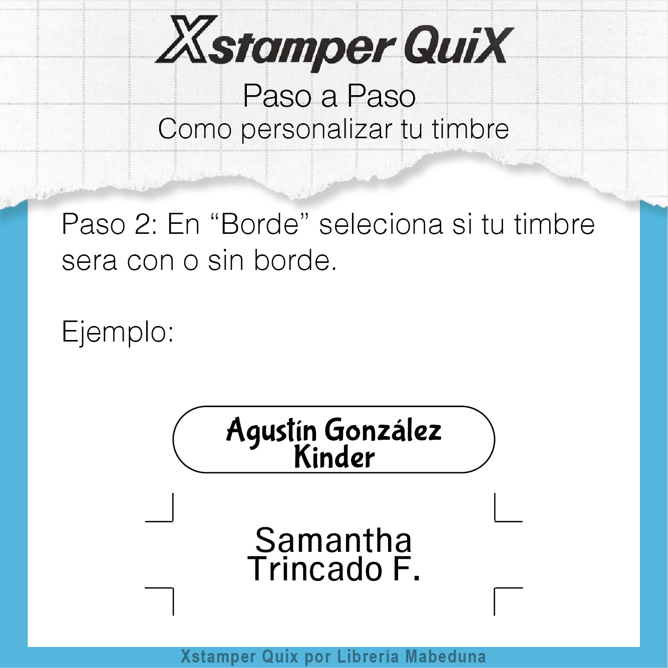 Timbre Quick QN41 9,5x46 mm Celeste Imagen