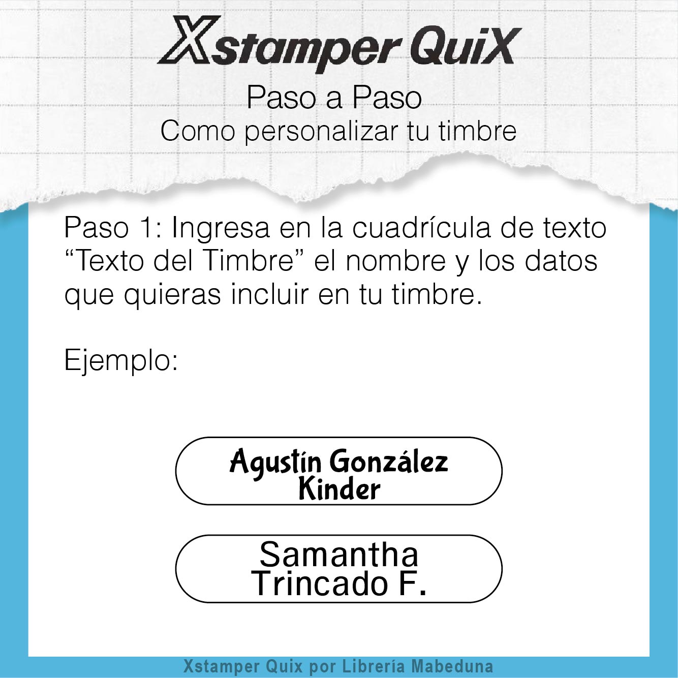 Timbre Quick QN41 9,5x46 mm Celeste Imagen