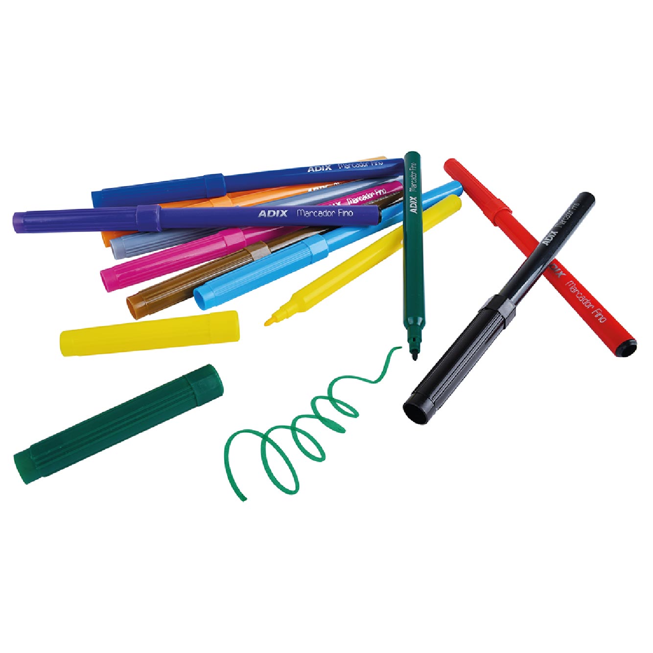 Marcadores Finos 12 Colores