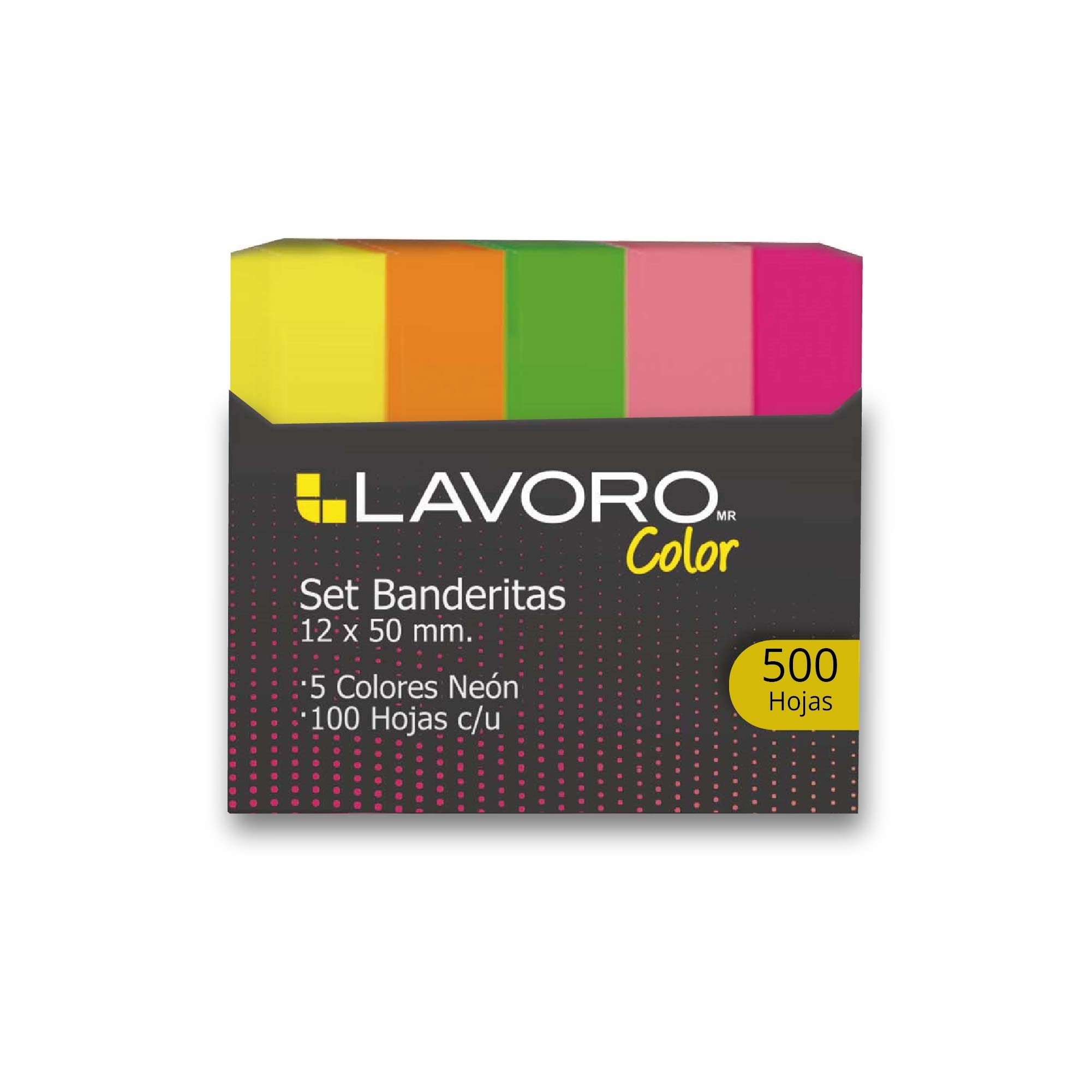 Banderitas Adhesivas 5 Colores Neón