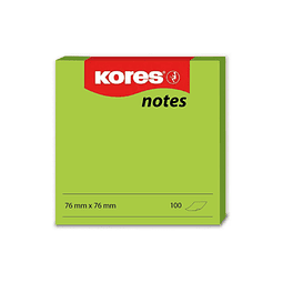 Nota Adhesiva Verde Neón 100 Hojas