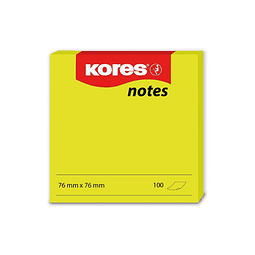 Nota Adhesiva Amarilla Neón