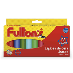 Lápices de Cera Jumbo 12 Unidades