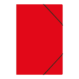Carpeta con Elástico Roja