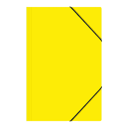 Carpeta con Elástico Amarilla